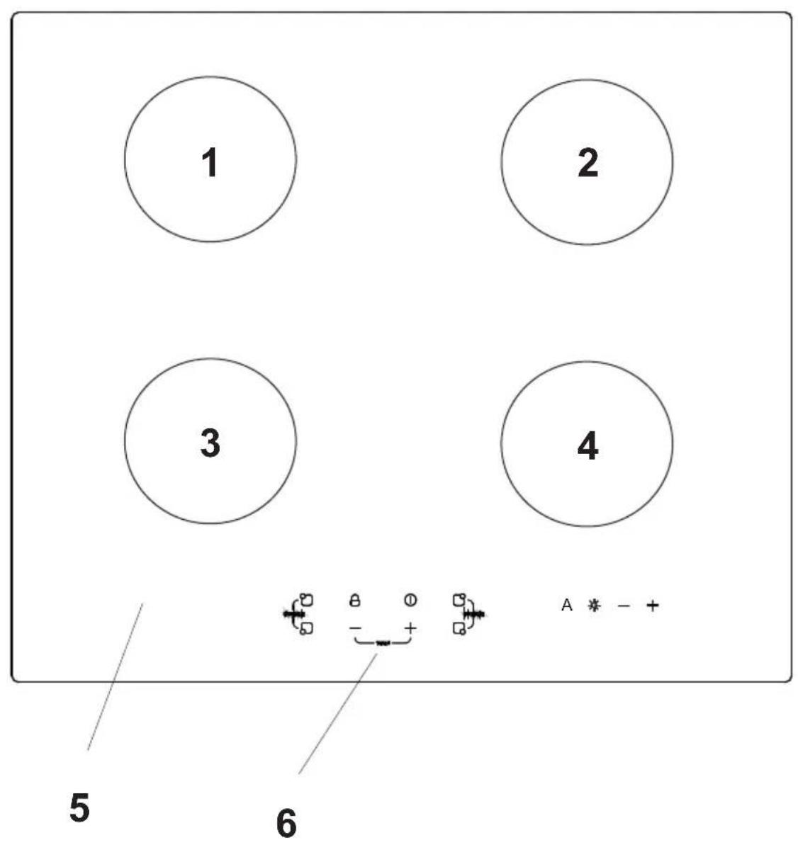 1 2 3 4 5 6 A * - +
