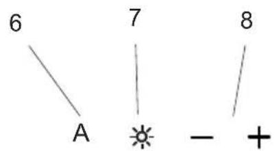 6 A 7 - + 8