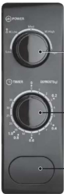 POWER M Low M High Low Timer 0 0.2 0.4 0.6 0.8 1.0 30 35 25 20 15 10 5 0.8 DEPROST(kg) High
