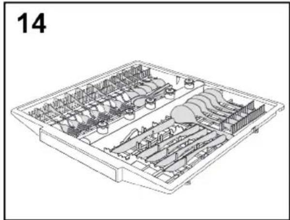 HAIER XI 6B0M3BB - "SYSTÉM CUTLERY SHINE PLUS" (pouze u některých modelů) - 1