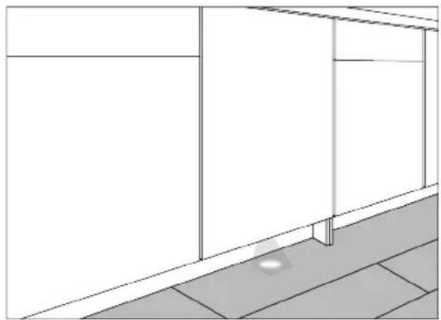HAIER XI 6B0M3BB - FLOOR LIGHT (pouze u některých modelů) - 1