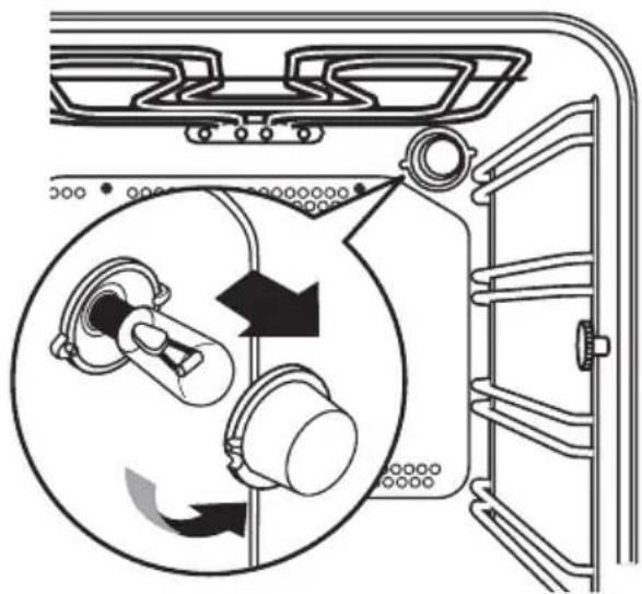 ELECTROLUX EKC601301 - Výměna žárovky trouby - 2