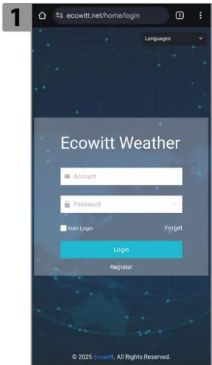 GoGen ME 3700 - KONFIGURACE WIFI POMOCÍ WEBOVÉ STRÁNKY ECOWITT - 1