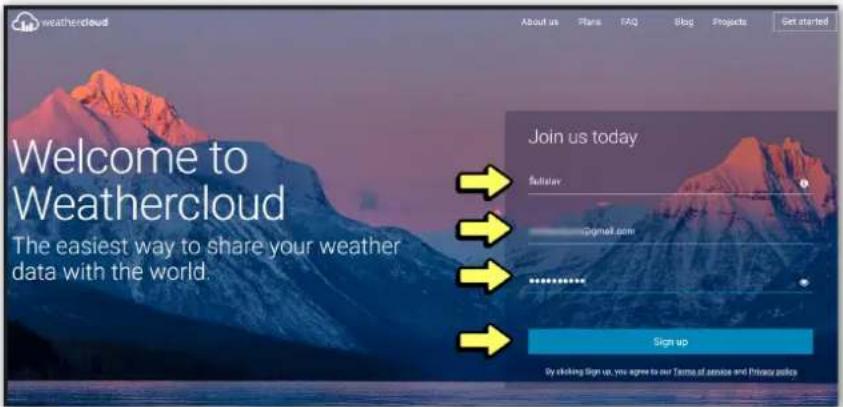 GoGen ME 3700 - VYTVOŘENÍ A SYNCHRONIZACE ÚČTU WEATHERCLOUD - 1