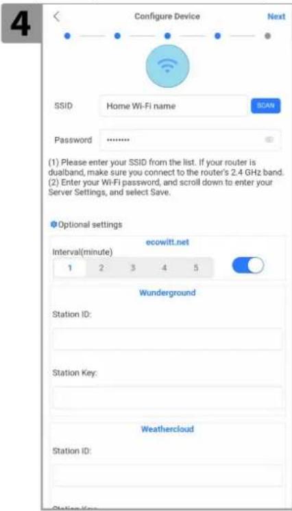 GoGen ME 3700 - KONFIGURACE WIFI POMOCÍ WEBOVÉ STRÁNKY ECOWITT - 8