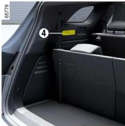 RENAULT Espace (2026) - Sklopení opěradla - 1