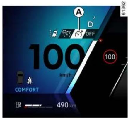 RENAULT Espace (2026) - Vyvolání omezené rychlosti z paměti - 1