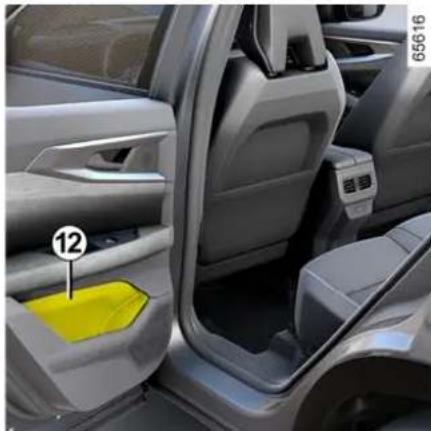 RENAULT Espace (2026) - Odkládací přihrádky zadních dveří 12 - 1