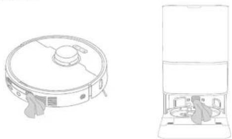 DREAME L50 Ultra - Borne de încărcare și zona de semnalizare - 1