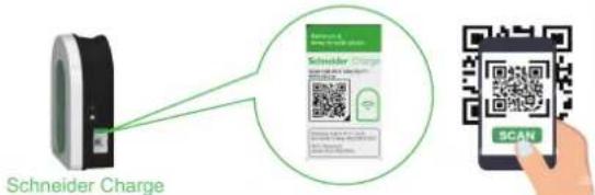 SCHNEIDER Charge EVH5A11N2C7 - Připojení k přístupovému bodu Wi-Fi nabíjecí stanice - 1