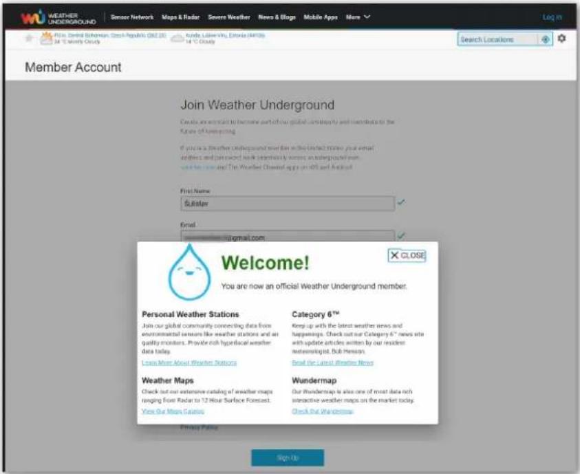 GoGen ME 4900 - VYTVOŘENÍ A SYNCHRONIZACE ÚČTU WEATHERUNDERGROUND - 3