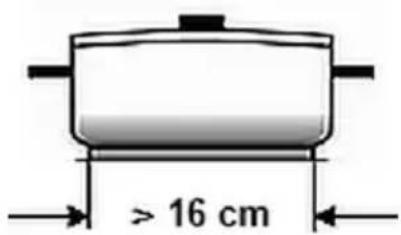 > 16 cm