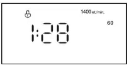 1400 ot/min. 60 1:28