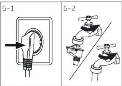 HAIER HW70-BP14357TU1 - Σύνδεση νερού - 1