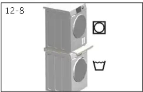 HAIER HD90-BQ387U1 - Завъртете и сменете сглобката на пантата/вратата - 1