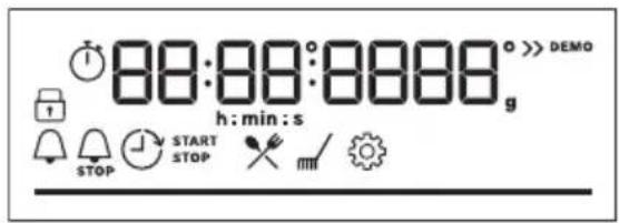 ELECTROLUX EOF6P76BZ - Ukazatele na displeji - 1