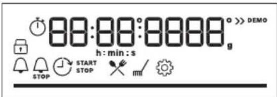ELECTROLUX EOF6P76BZ - Ukazovatele na displeji - 1