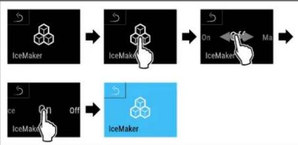 LIEBHERR MBbsdi 9556 - Aktivace IceMaker - 2