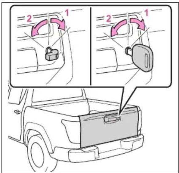 TOYOTA Hilux BEV (2025) - Zamykániaodemykánizadníhočela - 1