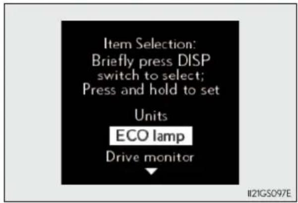 LEXUS GS 250 (2013) - Monitor jízdy - 4