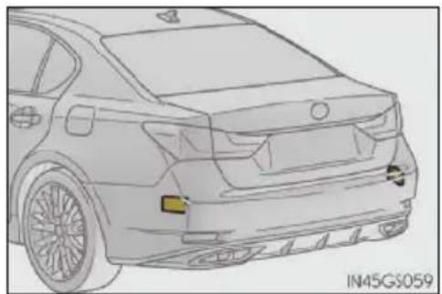 LEXUS GS 250 (2013) - Zacházení s radarovým senzorem - 1