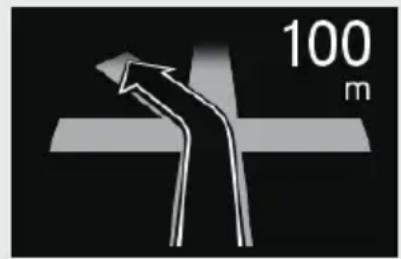 LEXUS GS 250 (2013) - Zobrazení navigace trasy (vozidla s navigačním systémem) - 1