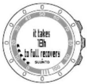 it takes 18h to full recovers SUETO