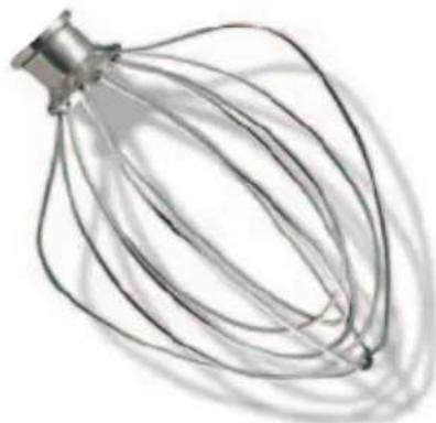 KITCHENAID Artisan Mixer Chroom - Flat Beater for normal to heavy mixtures: - 1