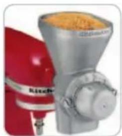 KITCHENAID Artisan Mixer Chroom - GRAIN MILL - 1