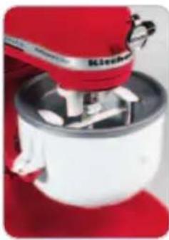 KITCHENAID Artisan Mixer Chroom - ICE CREAM MAKER - 1