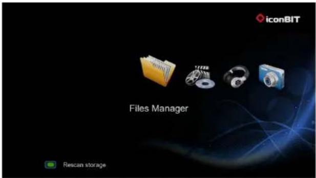 iconBIT Files Manager Rescan storage