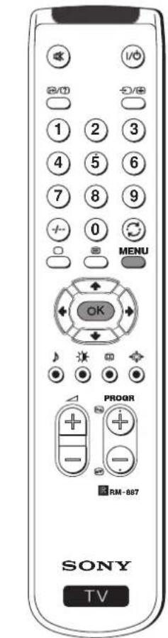 SONY KV-25FX20E - Kanavien automaattinen viritys käyttäen vastaanottimen painiketta - 3
