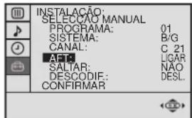 SONY KV-25FX20E - Sintonia rigorosa manual dos canais - 3