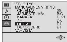 SONY KV-25FX20E - Kanavien ohittaminen - 6