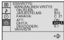SONY KV-25FX20E - Kanavien ohittaminen - 7