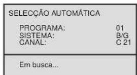 SONY KV-29FX20E - Sintonia automática da TV, utilizando os botões do televisor - 5