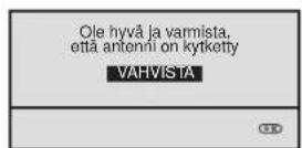 SONY KV-29FX20E - Kanavien automaattinen viritys käyttäen vastaanottimen painiketta - 2