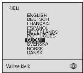 SONY KV-29FX20E - Käytä tätä toimintoa vaihtaaksesi kielen kuvaruudun valikossa. - 4
