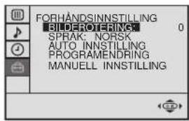 SONY KV-29FX20E - Justere bilderotering - 4