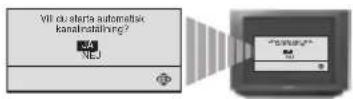 SONY KV-29FX20E - Automatisk inställning av TV:n med hjälp av fjärrkontrollen - 5