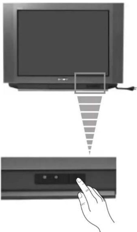 SONY KV-29FX20E - Tænding for TV-apparatet - 1