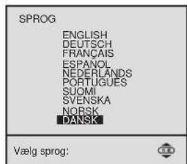 SONY KV-29FX20E - Med denne funktion kan man vælge sproget for menuskærmene. - 4