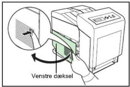Venstre dæksel