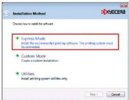 KYOCERA FS-C5350DN/KL3 - Installation af software i Windows - 5