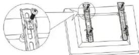 Equip Wall bracket 650200 - Attach the Arms to the Display - 3