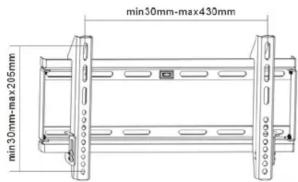 min30mm-max430mm min30mm-max205mm
