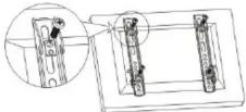 Equip Wall bracket 650200 - Attach the Arms to the Display - 2