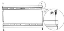 Equip Wall bracket 650200 - Montage der Halterung - 1