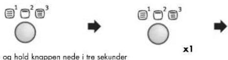 og hold knappen nede i tre sekunder x1