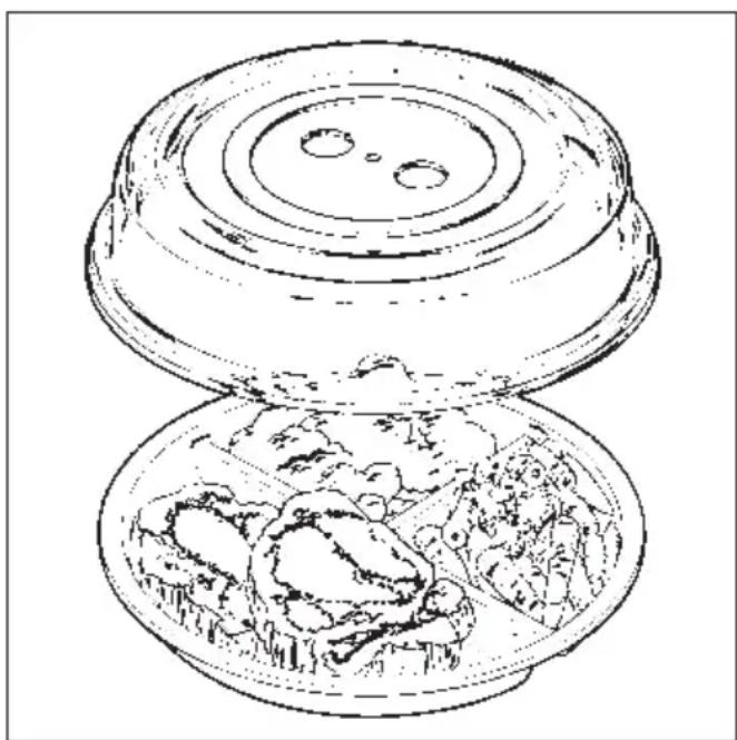 MIELE M81502 - Låg til afdækning af maden - 1